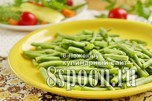 Салат из стручковой фасоли на зиму с овощами фото_01