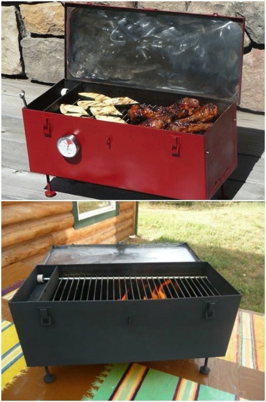 Repurposed Toolbox Grill