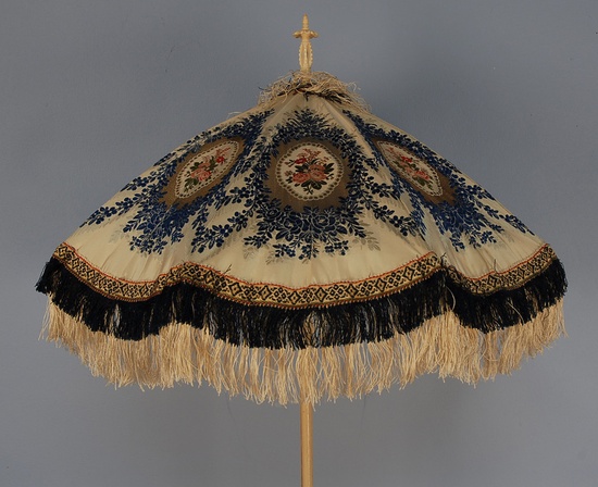 Старинные кружевные зонтики 17-19 веков (parasol), фото № 30
