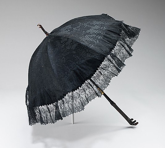 Старинные кружевные зонтики 17-19 веков (parasol), фото № 11