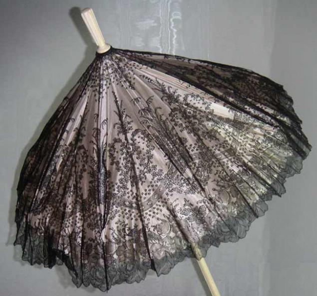 Старинные кружевные зонтики 17-19 веков (parasol), фото № 6