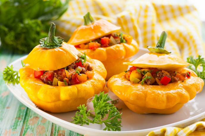 Патиссон — отличный овощ для приготовления диетических блюд