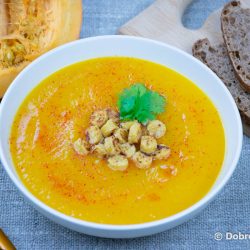 Классический тыквенный суп-пюре (из тыквы) – вегетарианский пошаговый рецепт приготовления с фото