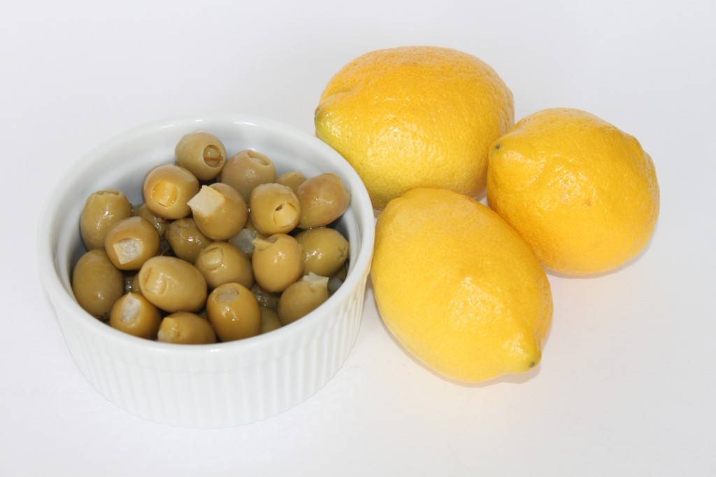 Лимоны и оливки
