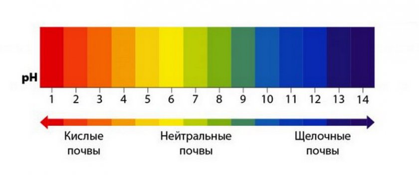 Показатели кислотности почвы