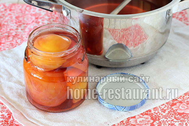 Персики в сиропе на зиму рецепт с фото_08