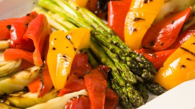 Yellow Pepper and Asparagus Stir Fry