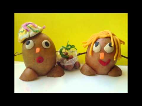 Забавные детские поделки из картошки своими руками