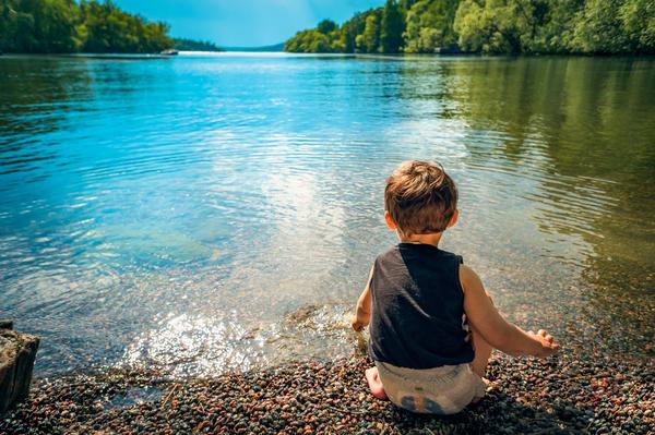 Вода в августе уже холодная, даже если дни стоят теплые