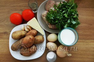 Свинина с овощами в духовке: Ингредиенты