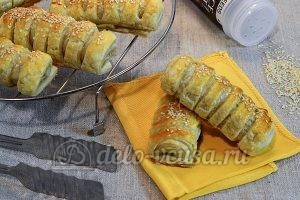 Слойки с мясом