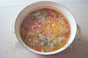 Суп-лапша с мясом: Добавляем вермишель
