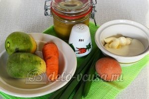 Салат из редьки с морковью: Ингредиенты