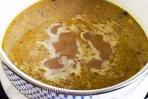 Суп из куриных крылышек: Добавляем обжаренные овоши