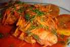 Рыба в маринаде с морковкой