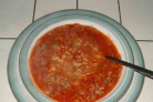 Суп с говядиной и помидорами