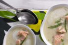 Крем-суп с лососем