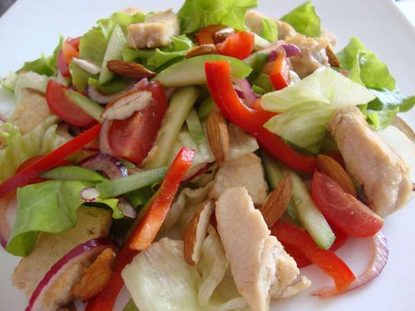 Рецепт из овощей с курицей фото