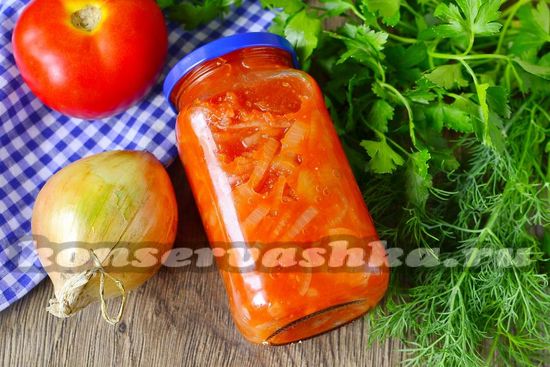 рецепт томатного соуса с луком