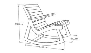 Чертежи кресла качалки