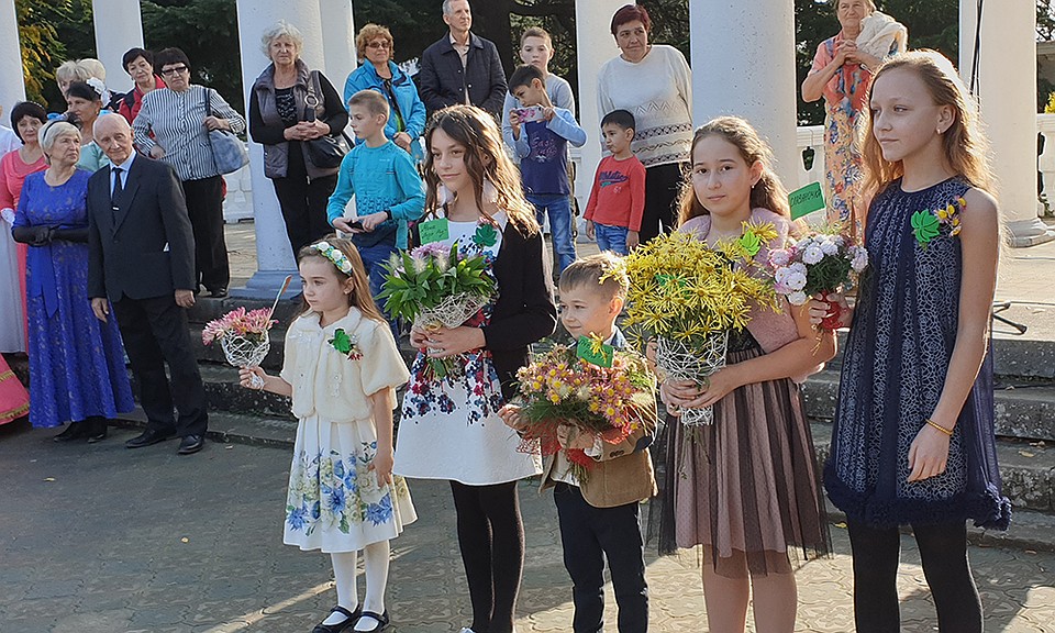 На диадему претендовало пять сортов хризантем. Фото: пресс-служба НБС-ННЦ 
