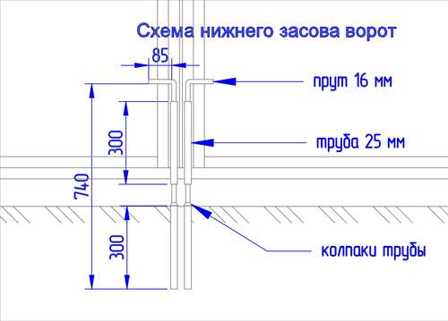 Чертеж для монтажа