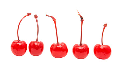 maraschino cherry isolated