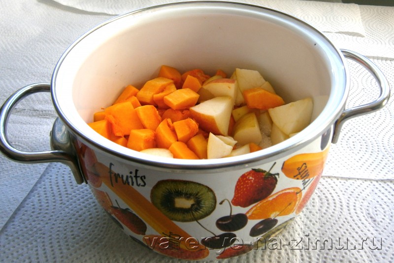 Варенье из яблок с апельсином и тыквой: фото 6
