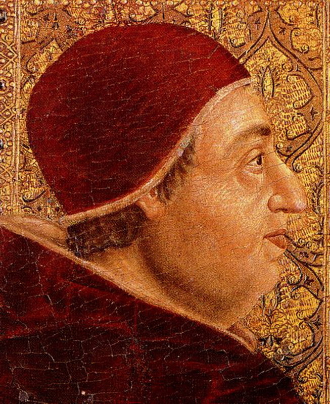 ​Папа римский Александр VI. kleio.org - Французская лилия на гербе Флоренции 