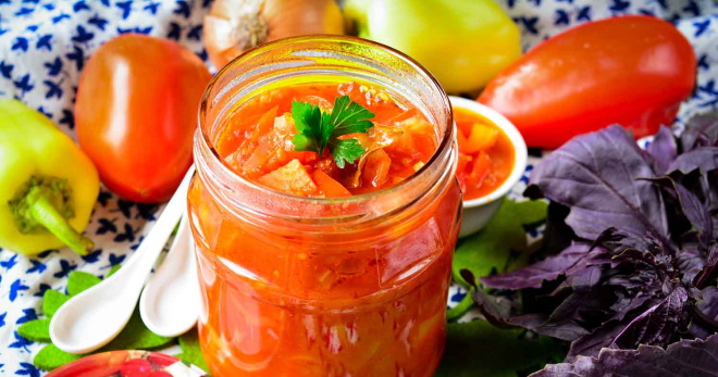Лечо из перца и помидор на зиму - лучшие рецепты вкусной заготовки!