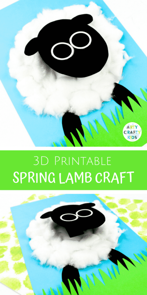 3D Spring Lamb Craft