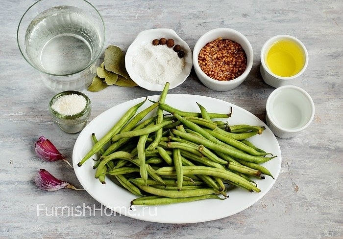 Маринованная стручковая фасоль на зиму