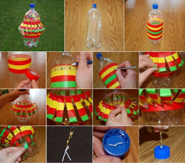 Simple Plastic Bottles Decoration Idea How to make things from plastic bottles