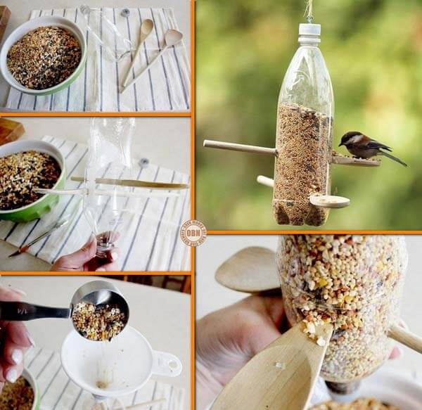 Bird Feeder From Plastic Bottles How to make things from plastic bottles