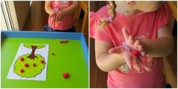 Fine Motor Development with Play Dough 4