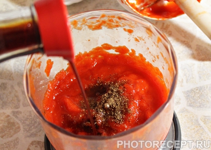 Фото рецепта - Красный соус из болгарских перцев - шаг 5