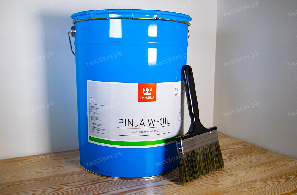 Водоразбавляемая масляная пропитка Tikkurila PINJA W-OIL