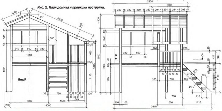 детский игровой домик для дачи